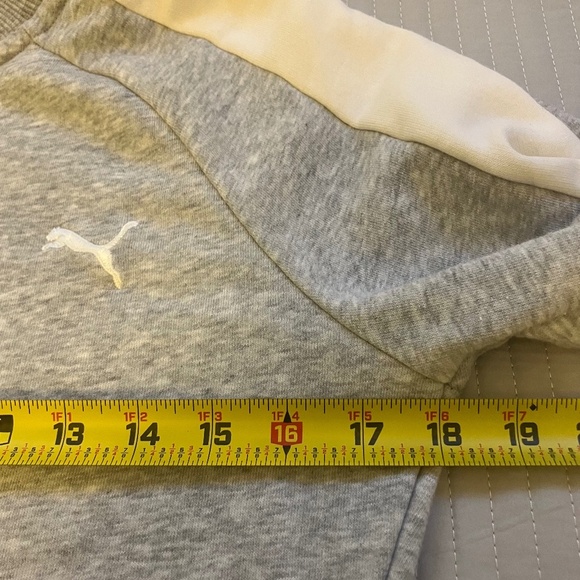 Puma Zip Up Jacket w/Pockets Women's Grey/White - Size S - Picture 6 of 8